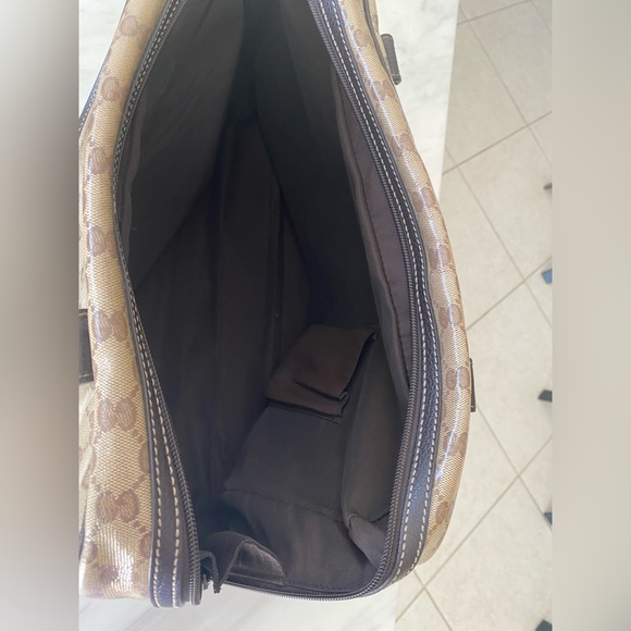 GUCCI GG Crystal Canvas and Leather Large Princy Handbag - Picture 7 of 14